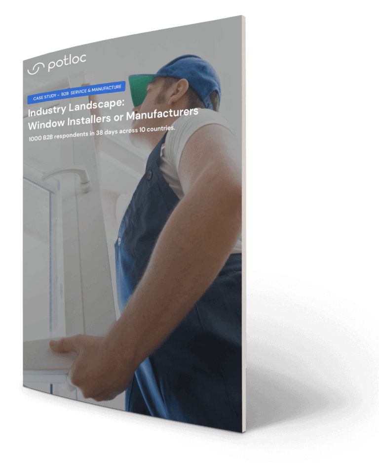 Potloc Case Study Construction Materials Window Installers or Manufacturers B2b in 10 countries cover-1