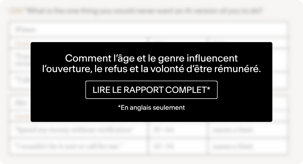 Figure verrouillée sur l’effet de l’âge et du genre sur l’ouverture, le refus et la volonté d’être rémunéré. Dans le rapport.