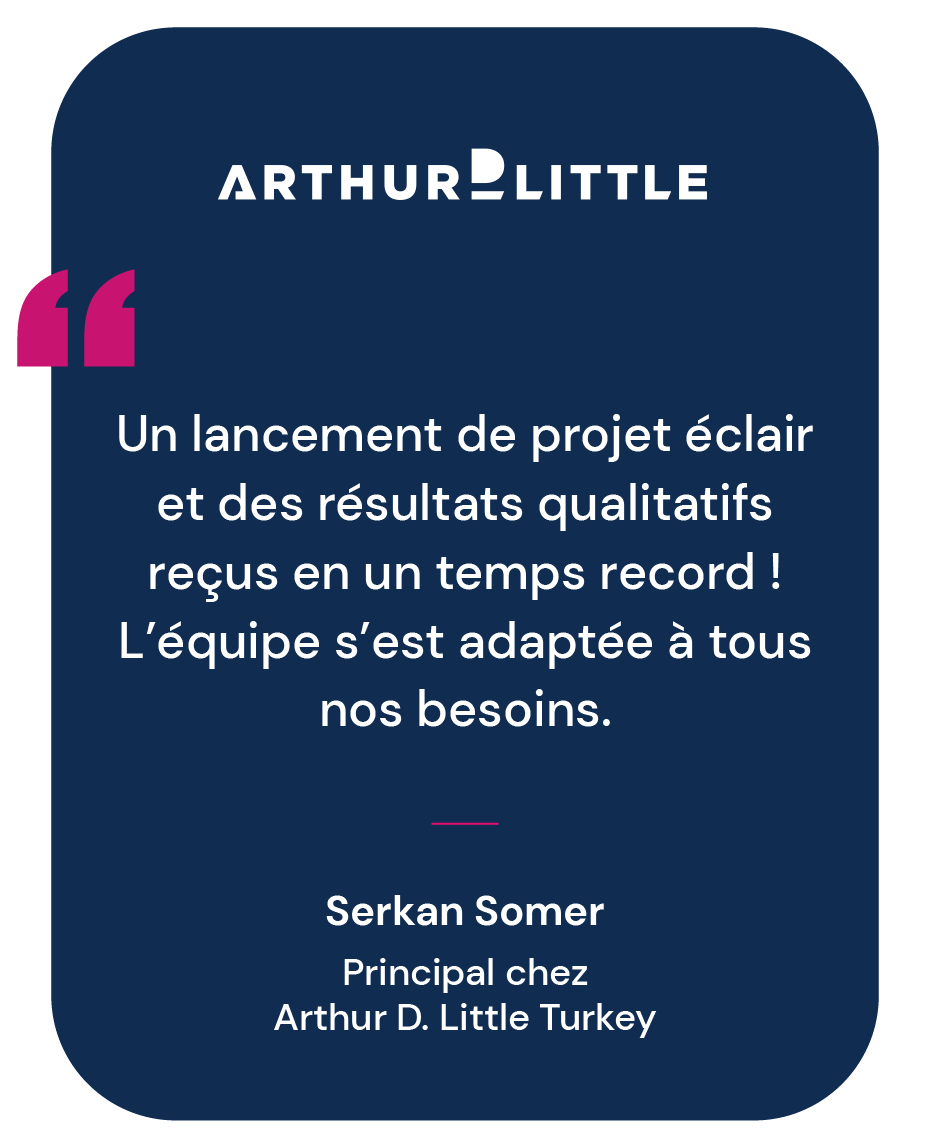 Arthur D Little Testimonial